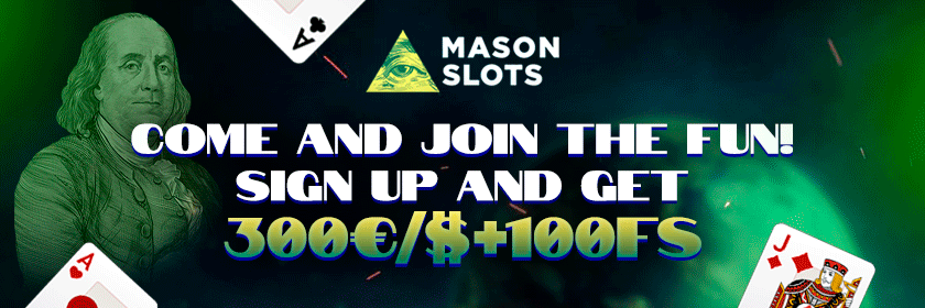 Masonslot Casino välkomstbonusar